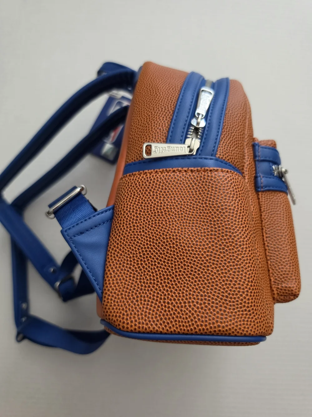 Loungefly NBA New York Knicks Mini Backpack Basketball Pebbled Texture Sports
